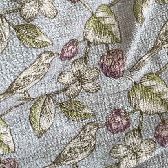 LC Lauren Conrad women’s cold shoulder short sleeve purple print large - Picture 9 of 9